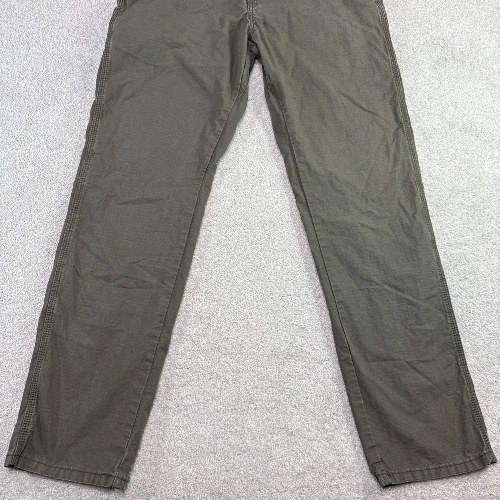 Wrangler Workwear Mens 34x34 Olive Green Ripstop Utility Cargo Work Field Pants